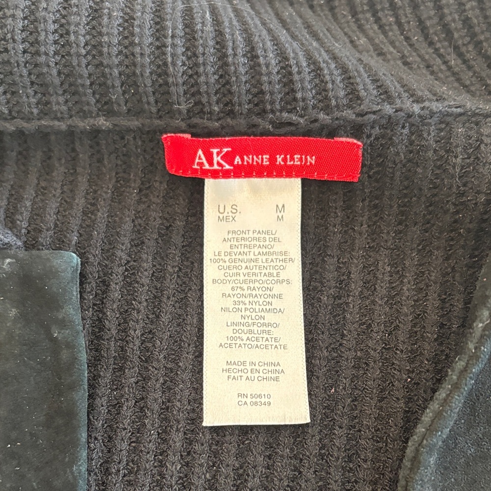 Anne Klein Black Women's Serster Jacket - Picture 3 of 5